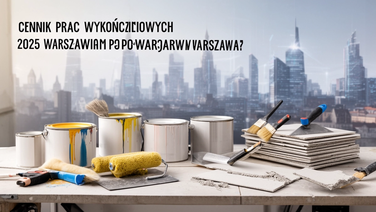 cennik prac wykończeniowych 2025 warszawa