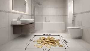 cena wykończenia łazienki za m2
