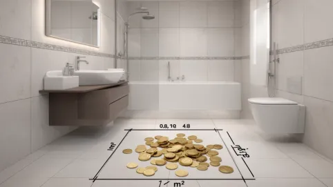 cena wykończenia łazienki za m2