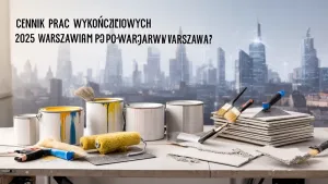 cennik prac wykończeniowych 2025 warszawa