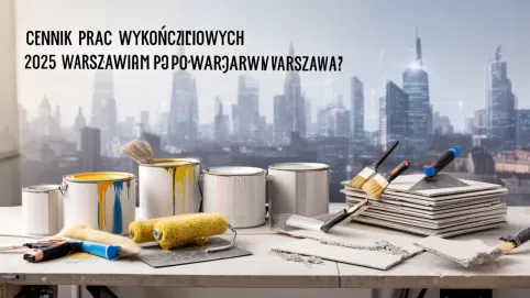 cennik prac wykończeniowych 2025 warszawa