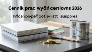 cennik prac wykończeniowych 2026