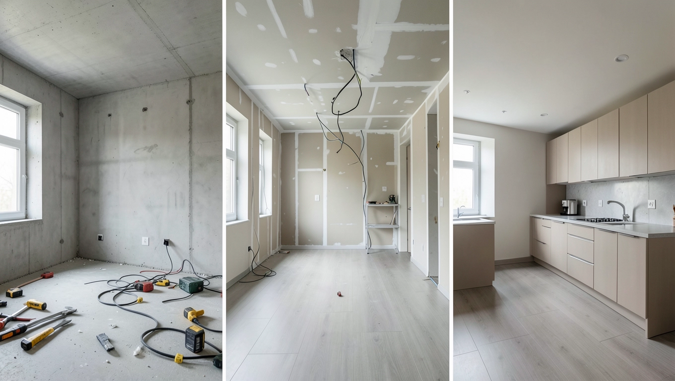 Średni czas wykończenia mieszkania 114 m² pod klucz